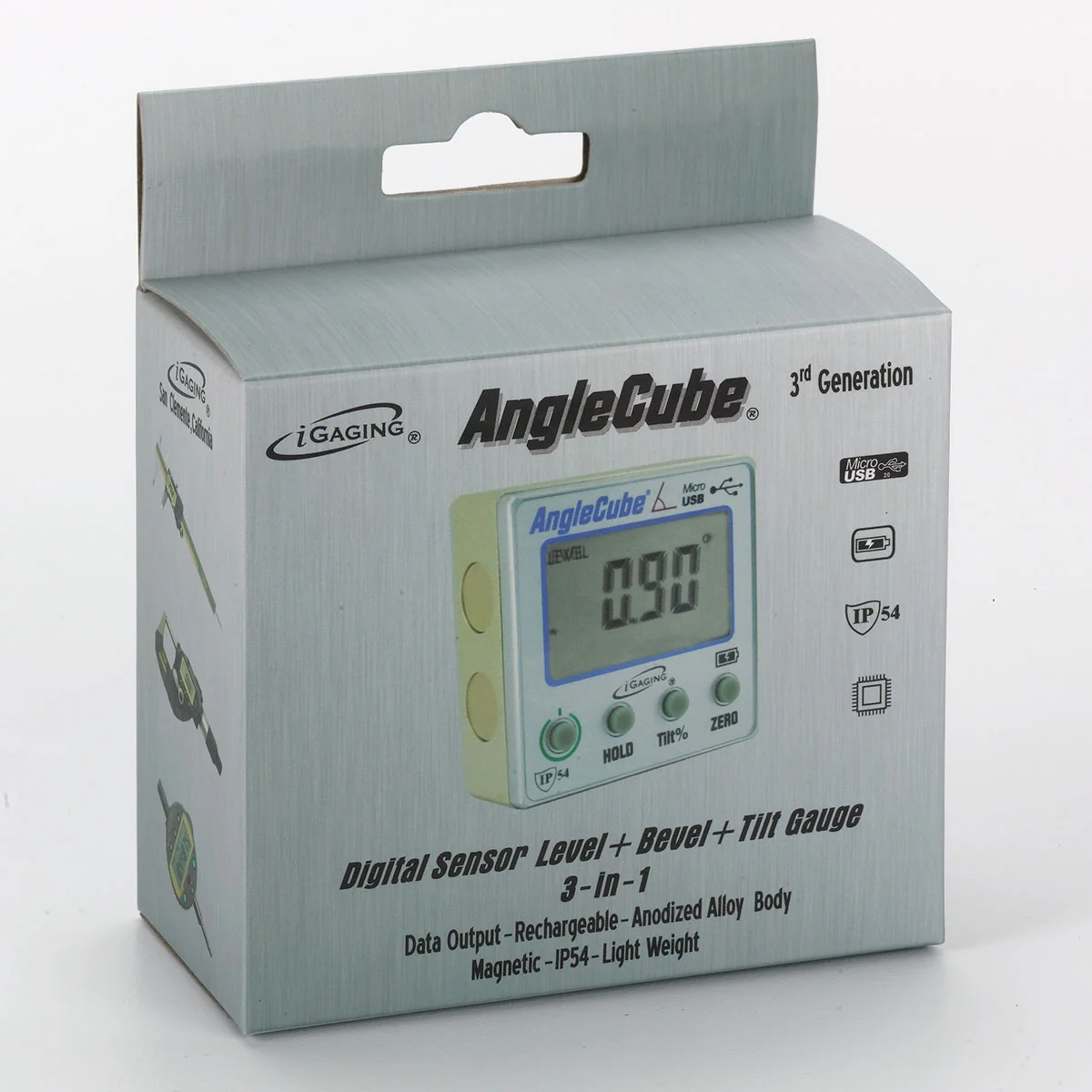 AngleCube - Digital Angle Finder / Gauge (iGaging Gen 3 Angle Cube) - Image 5
