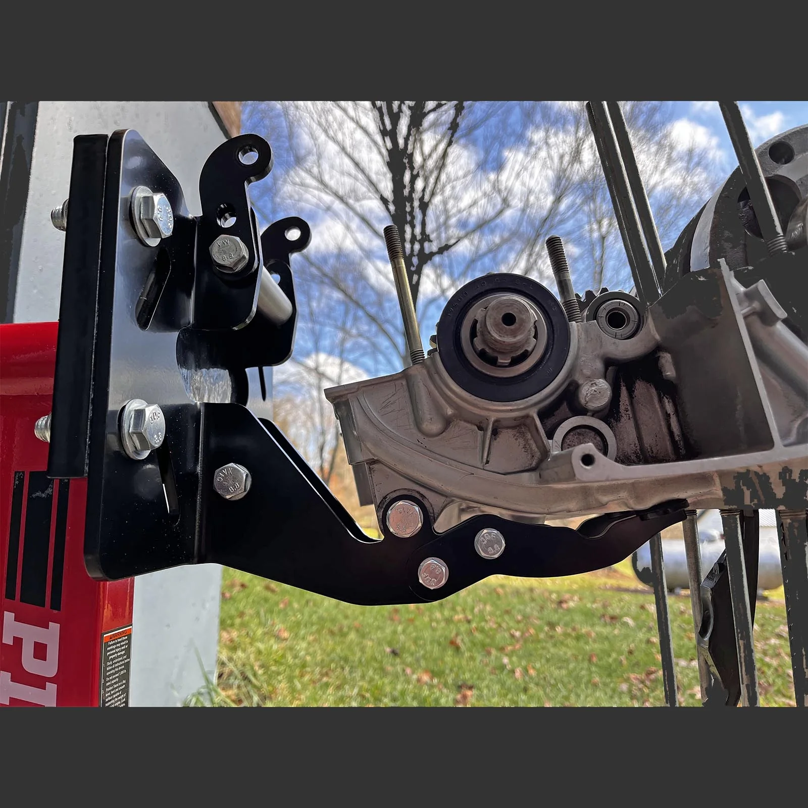 Deluxe Yamaha XS650 Engine Stand Brackets - Image 7